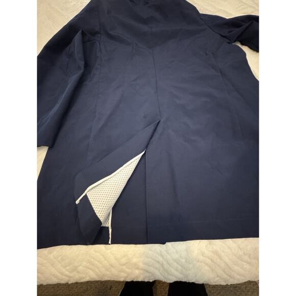 Alfani Mens Bonded Hooded Top Coat, Blue, Large - Picture 8 of 8